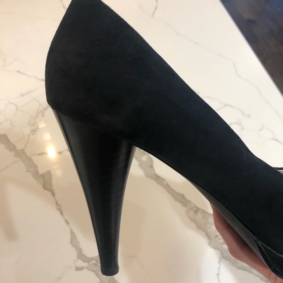 Style & Co Navy Open-Toe High Heel - Picture 6 of 7